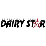 "Celebrating 25 years Dairy Star" in black letters