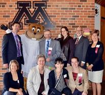 AFS board with Goldy the Gopher