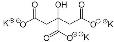 chemical structure potassium citrate